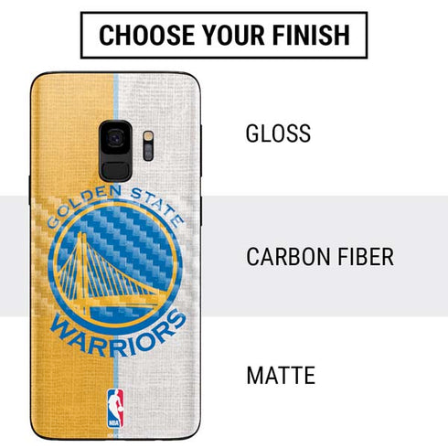 NBA Golden State Warriors Canvas Galaxy S9 Skin