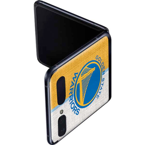 NBA Golden State Warriors Canvas Galaxy Z Flip Skin