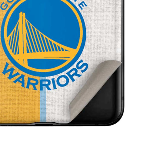 NBA Golden State Warriors Canvas Galaxy Z Flip Skin