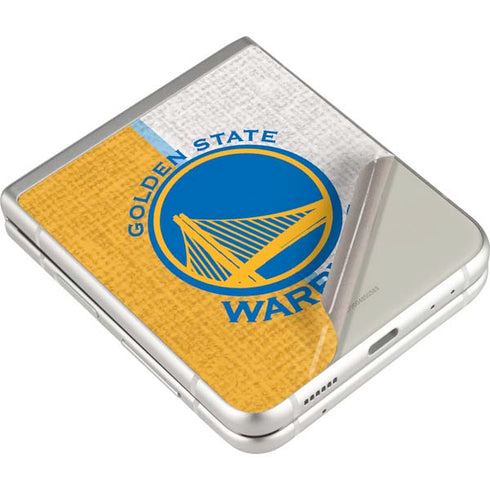 NBA Golden State Warriors Canvas Galaxy Z Flip3 5G Skin