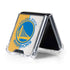 NBA Golden State Warriors Canvas Galaxy Z Flip5 5G Clear Case