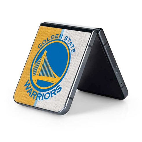 NBA Golden State Warriors Canvas Galaxy Z Flip5 5G Skin