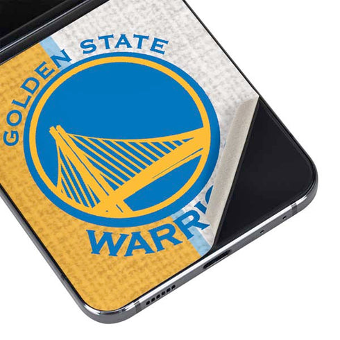 NBA Golden State Warriors Canvas Galaxy Z Flip5 5G Skin