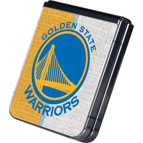 NBA Golden State Warriors Canvas Galaxy Z Flip5 5G Skin