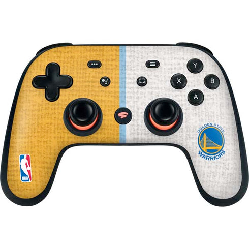 NBA Golden State Warriors Canvas Google Stadia Controller Skin