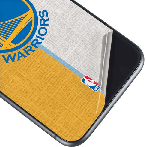 NBA Golden State Warriors Canvas iPhone 11 Skin