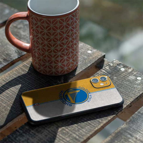 NBA Golden State Warriors Canvas iPhone 11 Skin