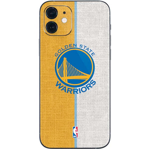 NBA Golden State Warriors Canvas iPhone 12 Mini Skin