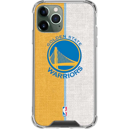 NBA Golden State Warriors Canvas iPhone 12 Pro Clear Case
