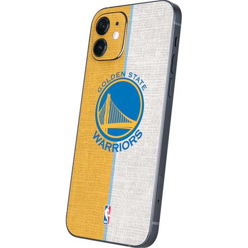 NBA Golden State Warriors Canvas iPhone 12 Skin