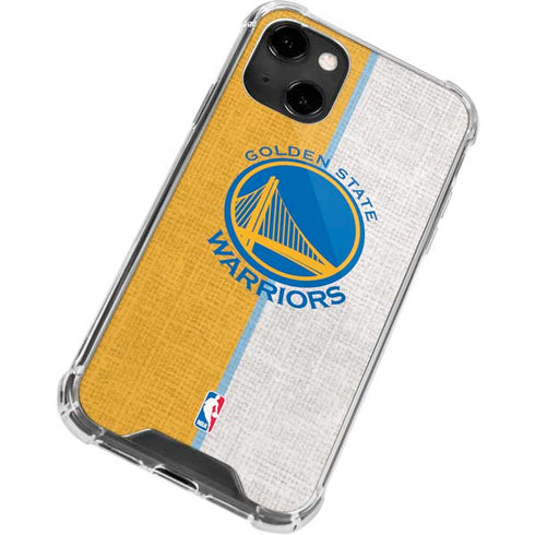 NBA Golden State Warriors Canvas iPhone 13 Clear Case