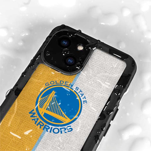 NBA Golden State Warriors Canvas iPhone 13 Mini Waterproof Case