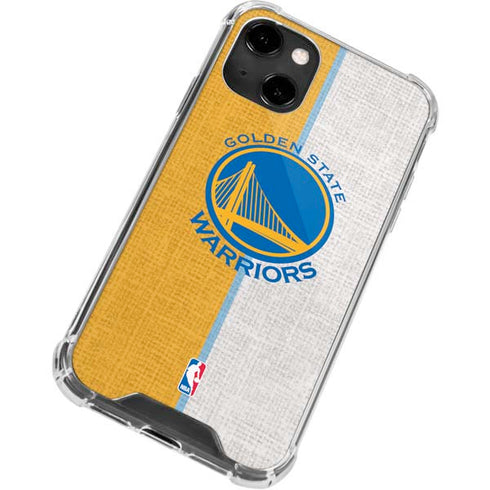 NBA Golden State Warriors Canvas iPhone 14 Clear Case