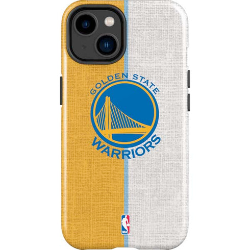 NBA Golden State Warriors Canvas iPhone 15 Plus Impact Case