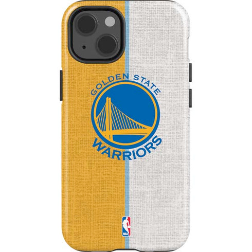NBA Golden State Warriors Canvas iPhone 15 Impact Case
