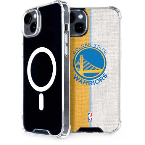 NBA Golden State Warriors Canvas iPhone 14 Plus MagSafe Case