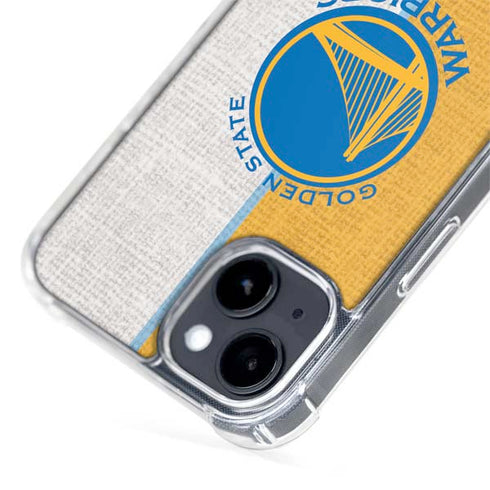 NBA Golden State Warriors Canvas iPhone 15 Plus MagSafe Case
