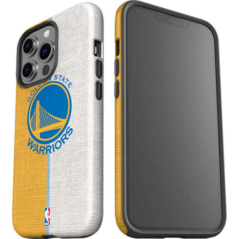 NBA Golden State Warriors Canvas iPhone 15 Pro Impact Case