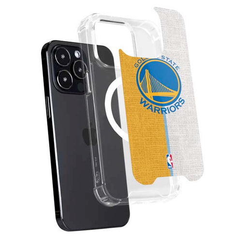 NBA Golden State Warriors Canvas iPhone 15 Pro MagSafe Case