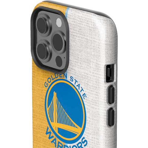 NBA Golden State Warriors Canvas iPhone 15 Pro Max Impact Case