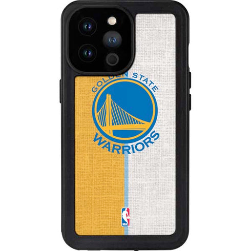 NBA Golden State Warriors Canvas iPhone 14 Pro Max Waterproof Case