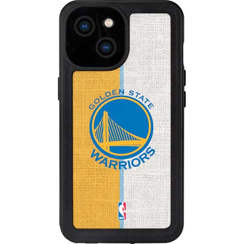 NBA Golden State Warriors Canvas iPhone 15 Waterproof Case