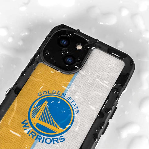 NBA Golden State Warriors Canvas iPhone 15 Waterproof Case