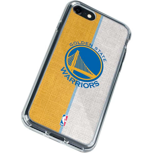 NBA Golden State Warriors Canvas iPhone SE (2nd & 3rd Gen) Clear Case