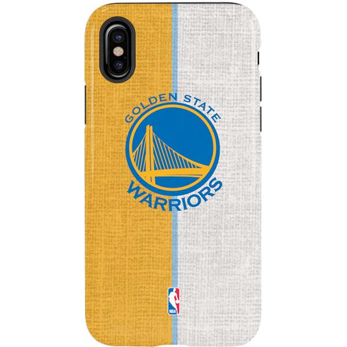 NBA Golden State Warriors Canvas iPhone X Pro Case