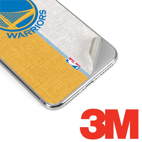 NBA Golden State Warriors Canvas iPhone X Skin