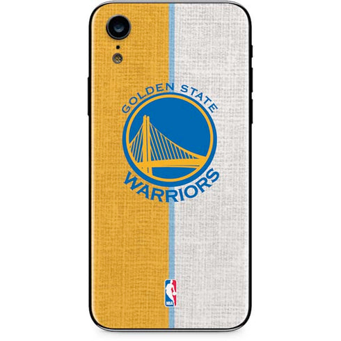 NBA Golden State Warriors Canvas iPhone XR Skin