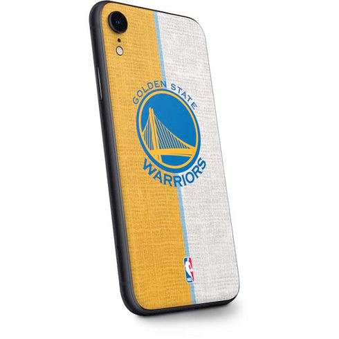 NBA Golden State Warriors Canvas iPhone XR Skin