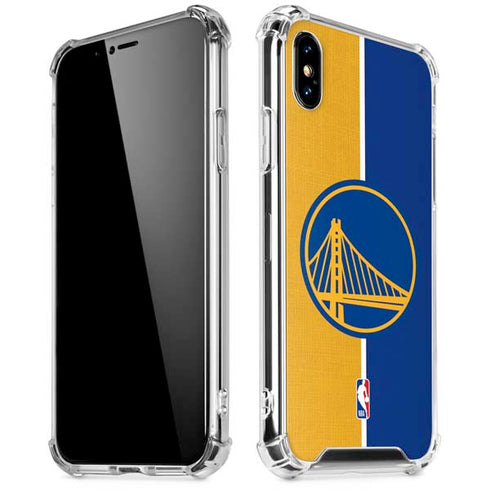 NBA Golden State Warriors Canvas iPhone XS Max Clear Case