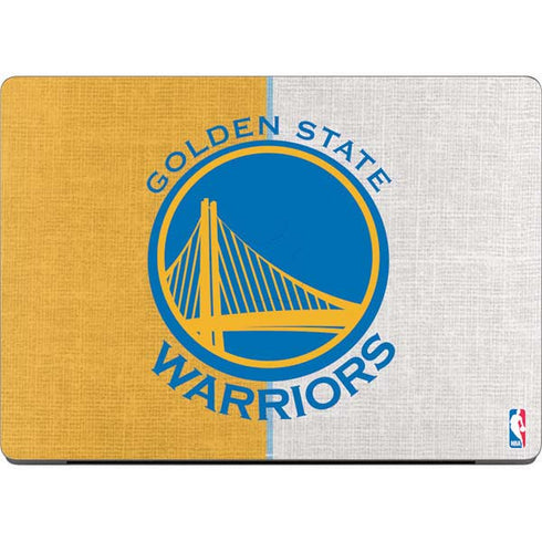 NBA Golden State Warriors Canvas MacBook Pro 14in (2021-24) Skin