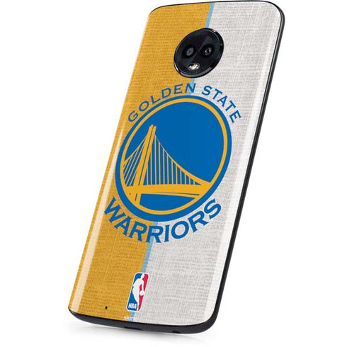 NBA Golden State Warriors Canvas Moto G6 Skin