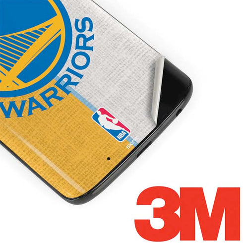 NBA Golden State Warriors Canvas Moto G6 Skin