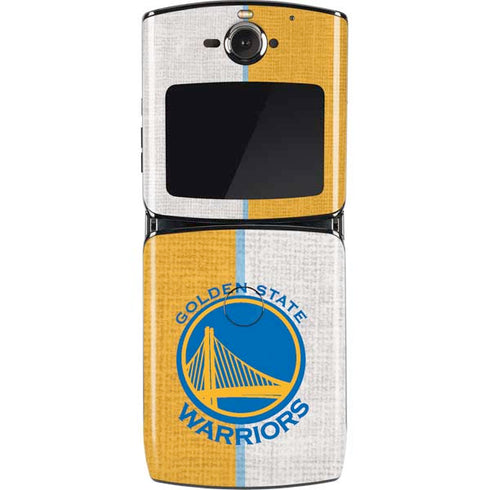 NBA Golden State Warriors Canvas Motorola RAZR Skin