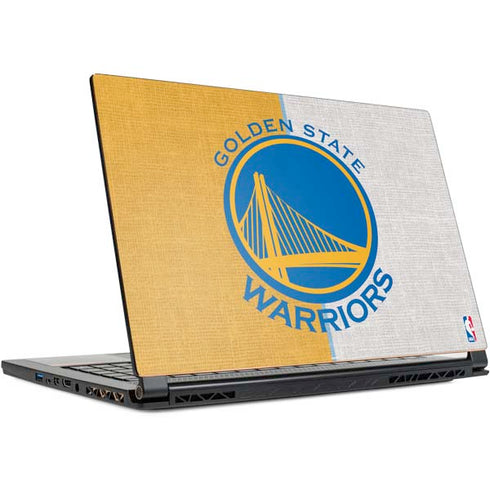 NBA Golden State Warriors Canvas MSI GS65 Stealth Laptop Skin