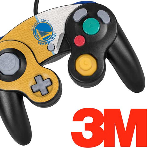 NBA Golden State Warriors Canvas Nintendo GameCube Controller Skin