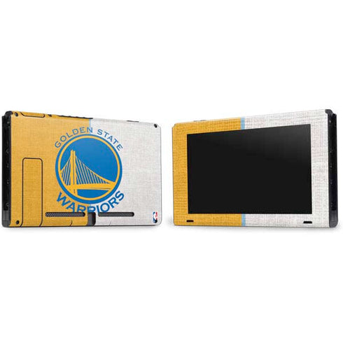 NBA Golden State Warriors Canvas Nintendo Switch Bundle Skin
