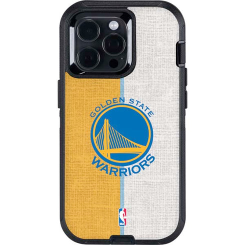 NBA Golden State Warriors Canvas Otterbox Defender iPhone Skin