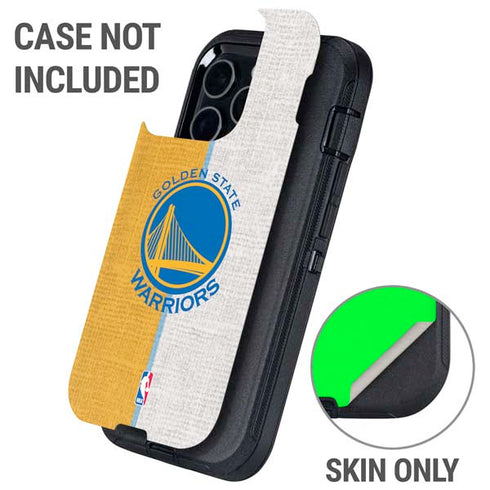 NBA Golden State Warriors Canvas Otterbox Defender iPhone Skin