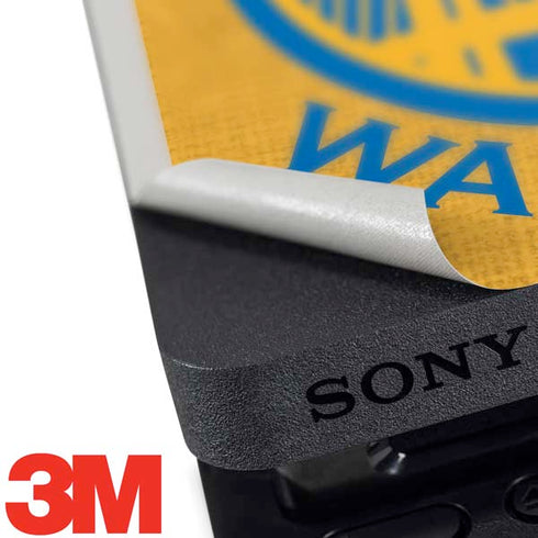 NBA Golden State Warriors Canvas PS4 Slim Skin