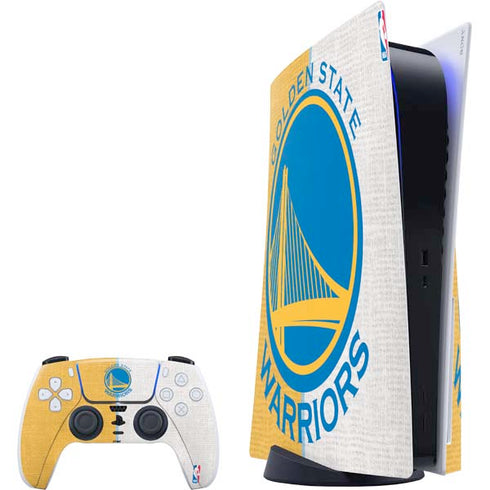 NBA Golden State Warriors Canvas PS5 Bundle Skin
