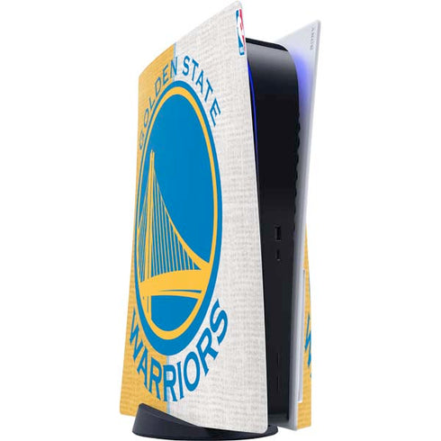 NBA Golden State Warriors Canvas PS5 Console Skin