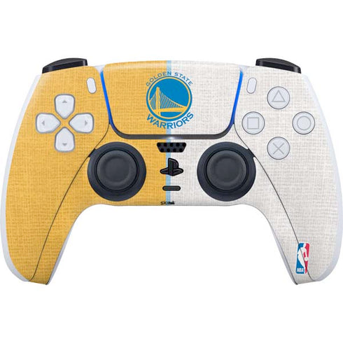 NBA Golden State Warriors Canvas PS5 Controller Skin