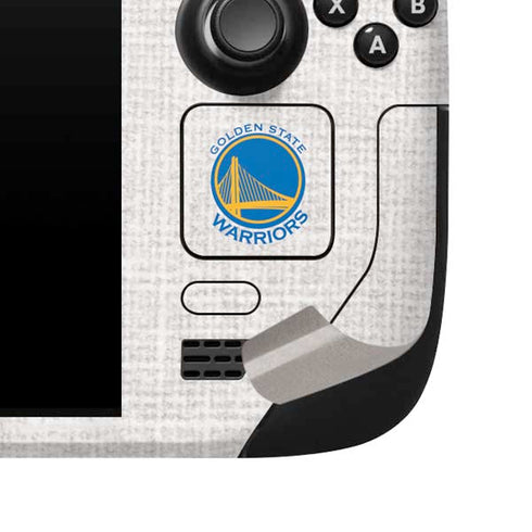 NBA Golden State Warriors Canvas Steam Deck Handheld Gaming Computer Skin