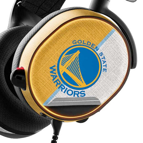 NBA Golden State Warriors Canvas SteelSeries Arctis 5 Skin