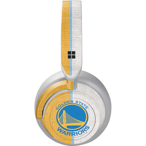 NBA Golden State Warriors Canvas Surface Headphones Skin