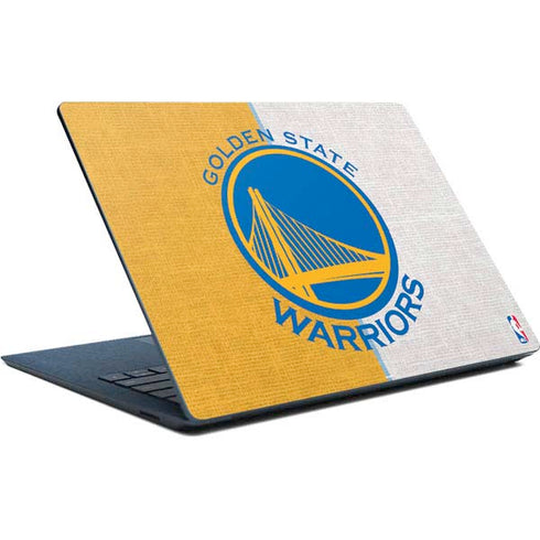NBA Golden State Warriors Canvas Surface Laptop Skin